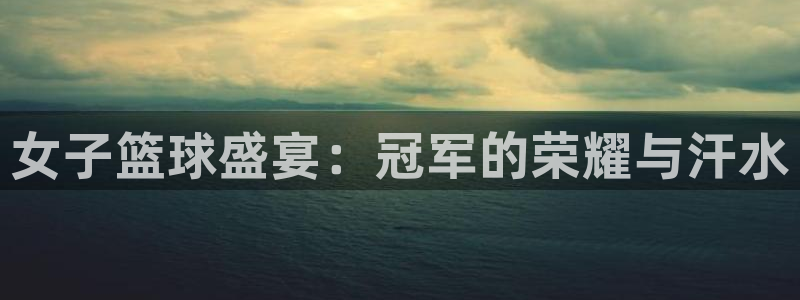 pg娱乐电子游戏平台官方版：女子篮球盛宴：冠军的荣耀与汗水